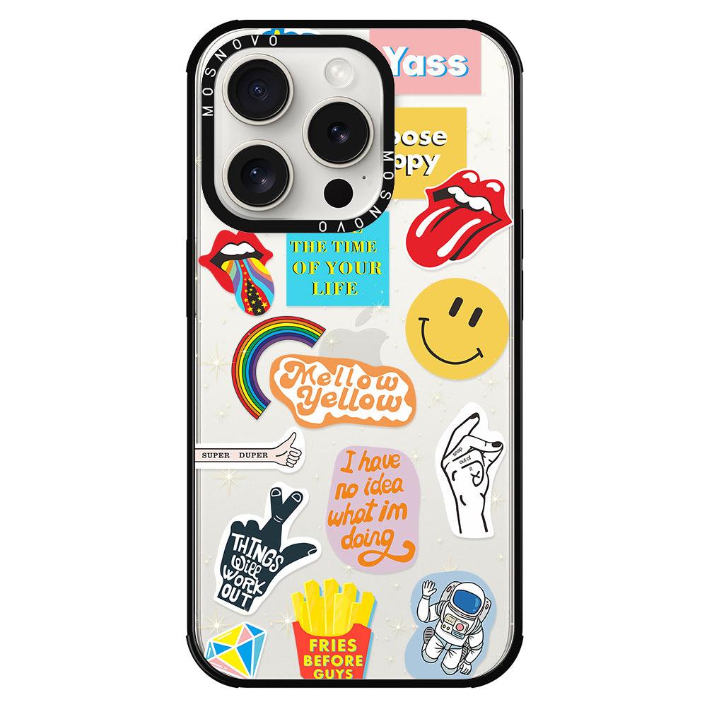 Pop Culture Phone Case - iPhone 15 Pro Case - MOSNOVO