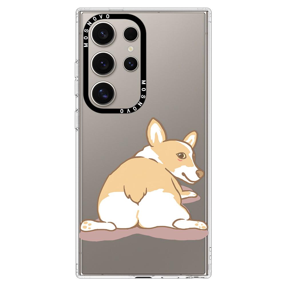 Corgi Butt Phone Case - Samsung Galaxy S24 Ultra Case - MOSNOVO