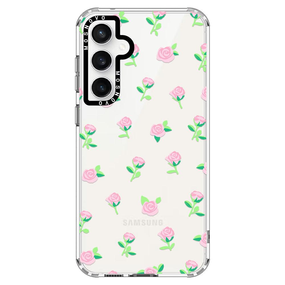 Little Pink Rose Phone Case - Samsung Galaxy S23 FE Case