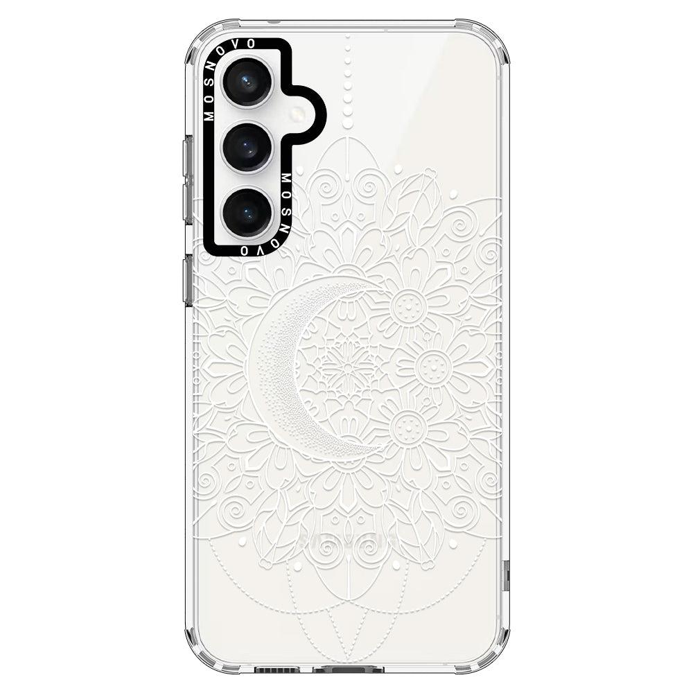 Celestial Moon Mandala Phone Case - Samsung Galaxy S23 FE Case