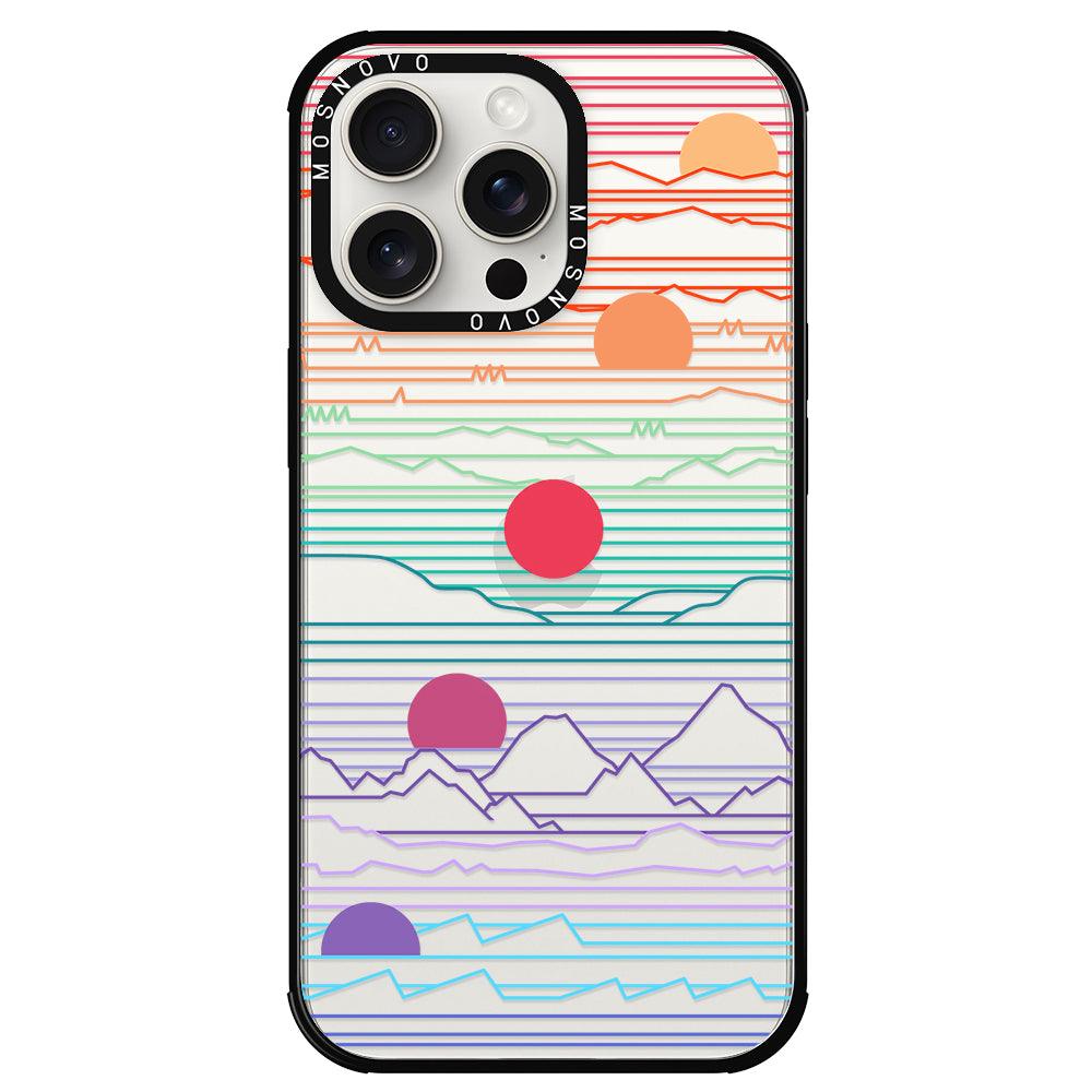 Sunset Phone Case - iPhone 15 Pro Max Case - MOSNOVO