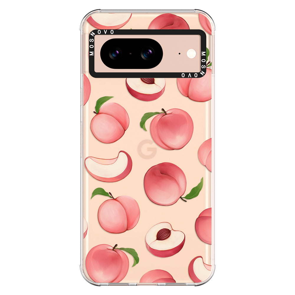 Cute Peach Phone Case - Google Pixel 8 Case - MOSNOVO