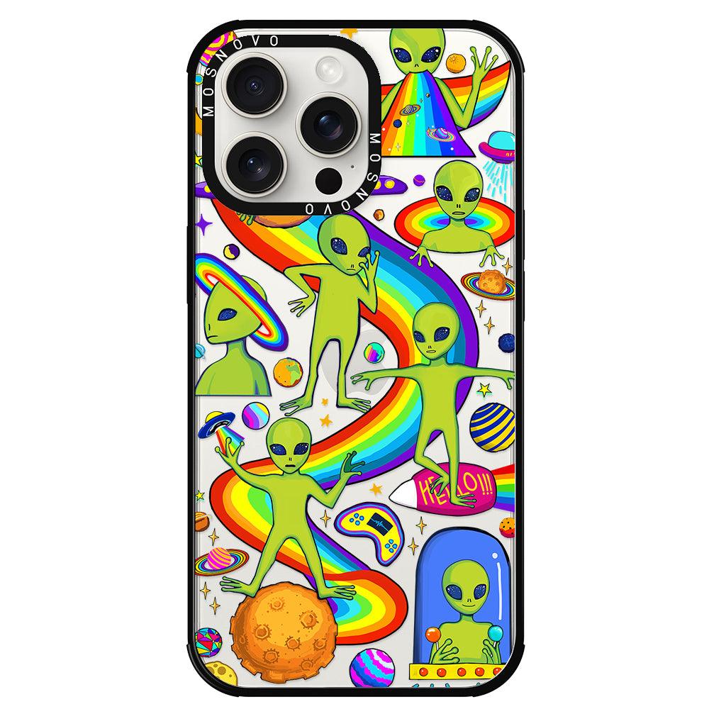 Funny Alien Phone Case - iPhone 15 Pro Max Case - MOSNOVO