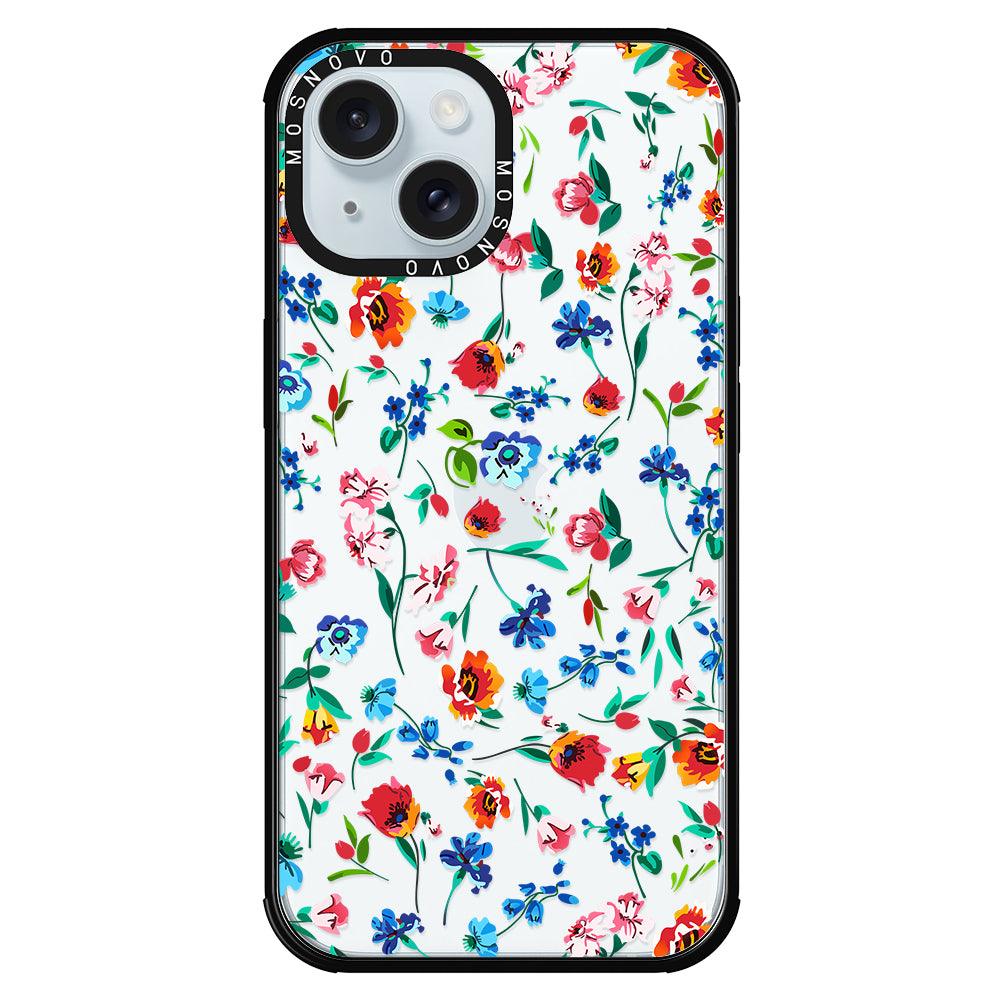 Little Wild Flower Phone Case - iPhone 15 Plus Case - MOSNOVO