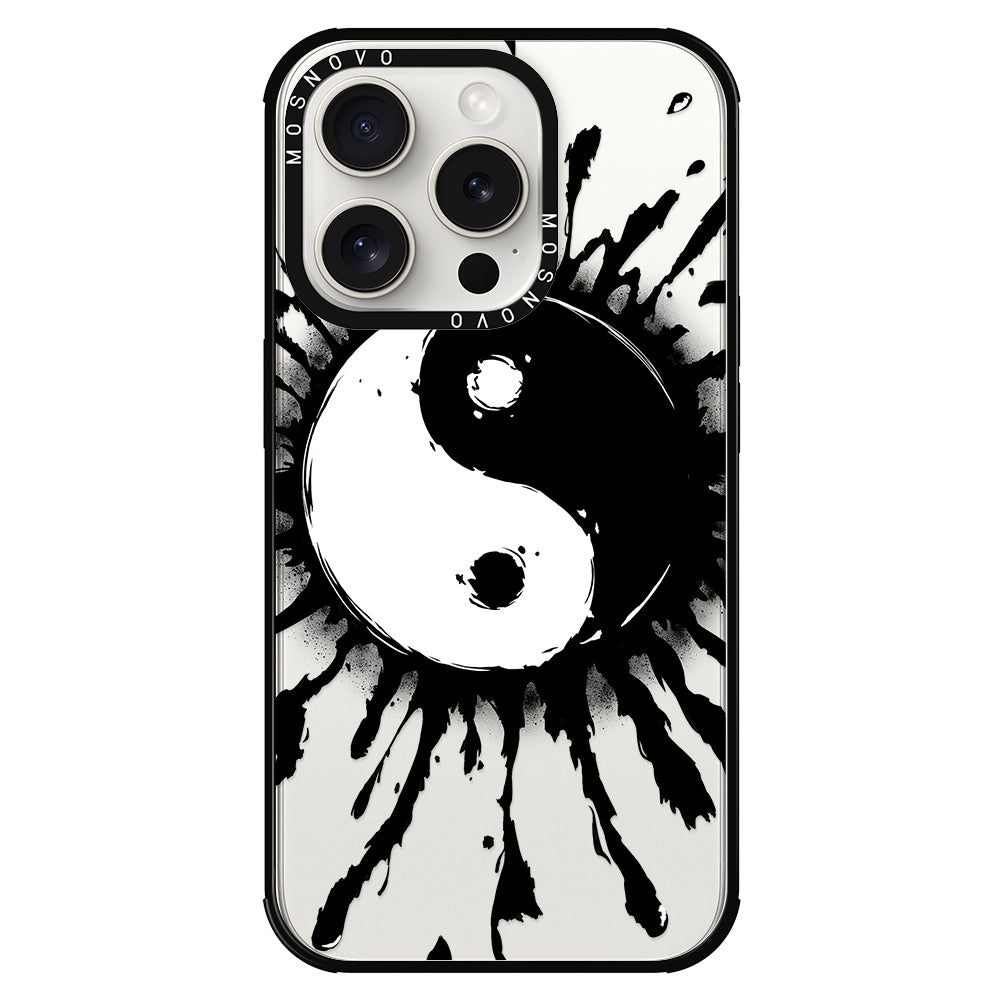 Ying Yang Phone Case - iPhone 15 Pro Case - MOSNOVO