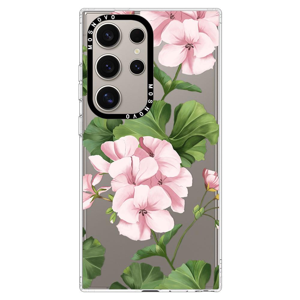 Geranium Phone Case - Samsung Galaxy S24 Ultra Case - MOSNOVO