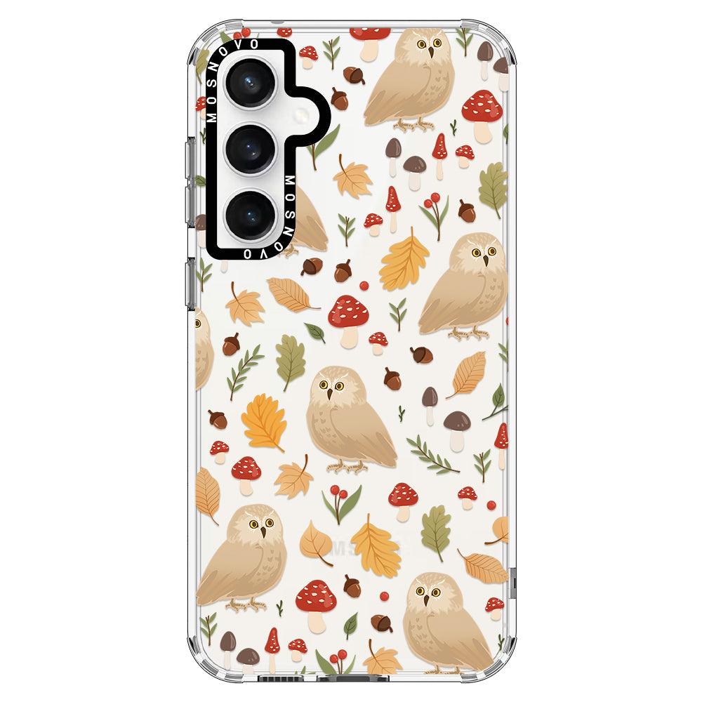 Autumn Owl Phone Case - Samsung Galaxy S23 FE Case