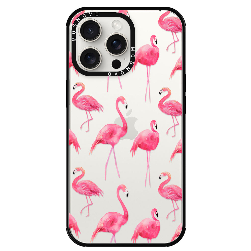 Flamingo Phone Case - iPhone 15 Pro Max Case - MOSNOVO