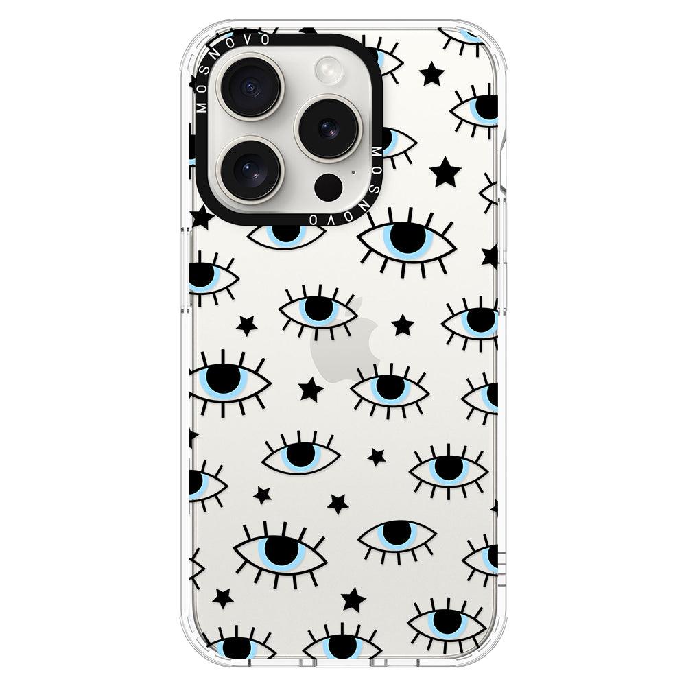 Hippie Eye Phone Case - iPhone 15 Pro Case - MOSNOVO