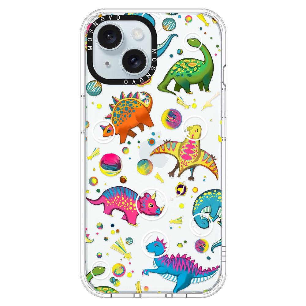 Dinosaur Planet Phone Case - iPhone 15 Plus Case - MOSNOVO