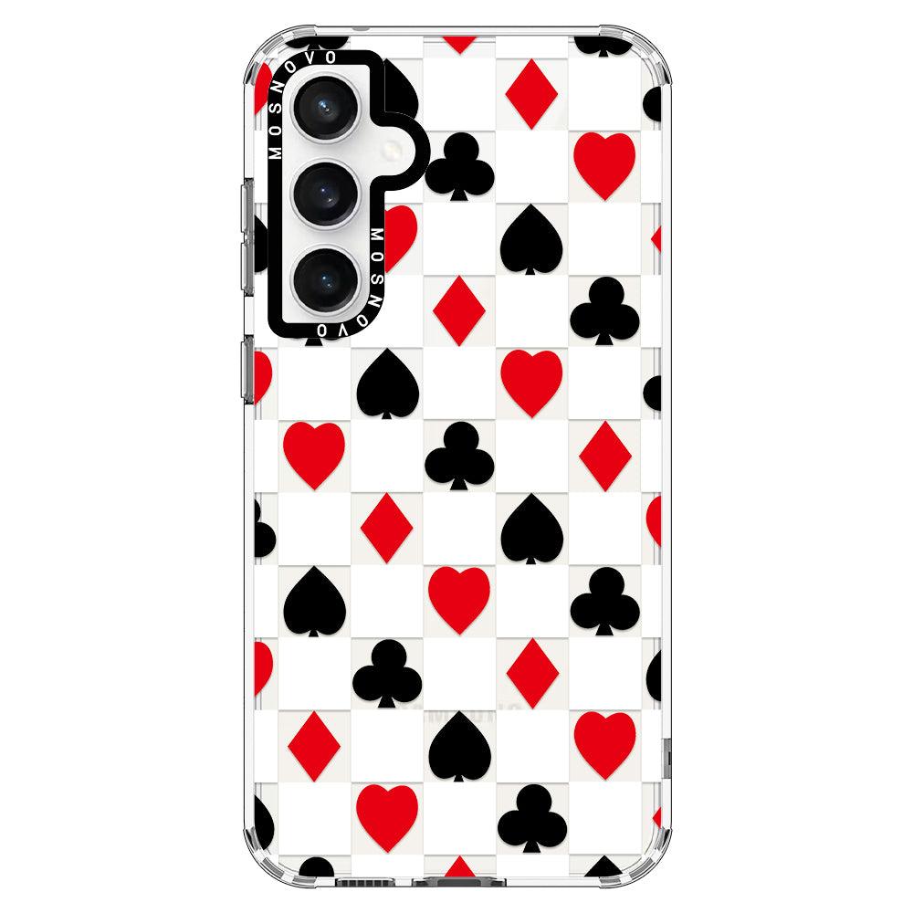 Checker Poker Phone Case - Samsung Galaxy S23 FE Case