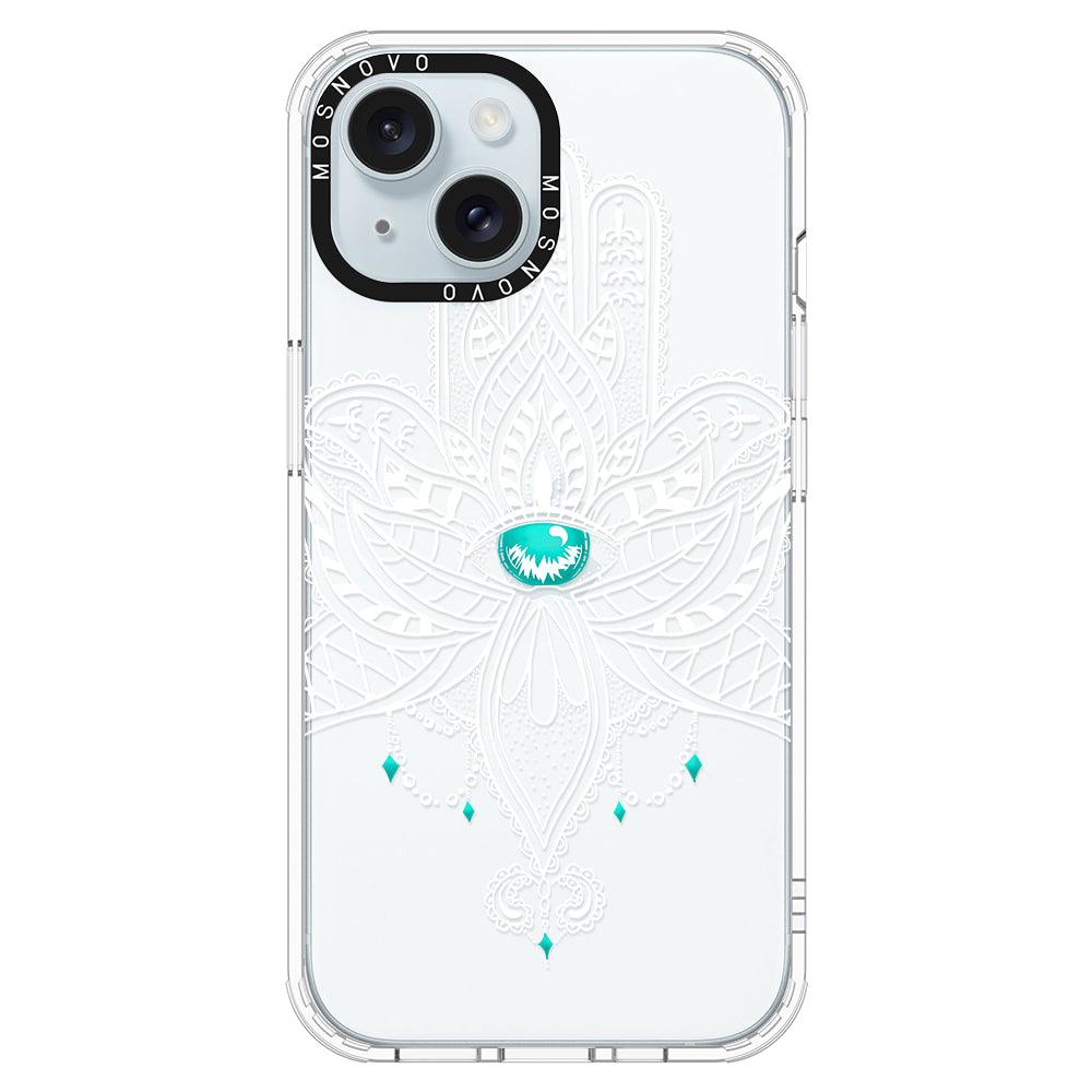 Hamsa Hand Phone Case - iPhone 15 Case - MOSNOVO