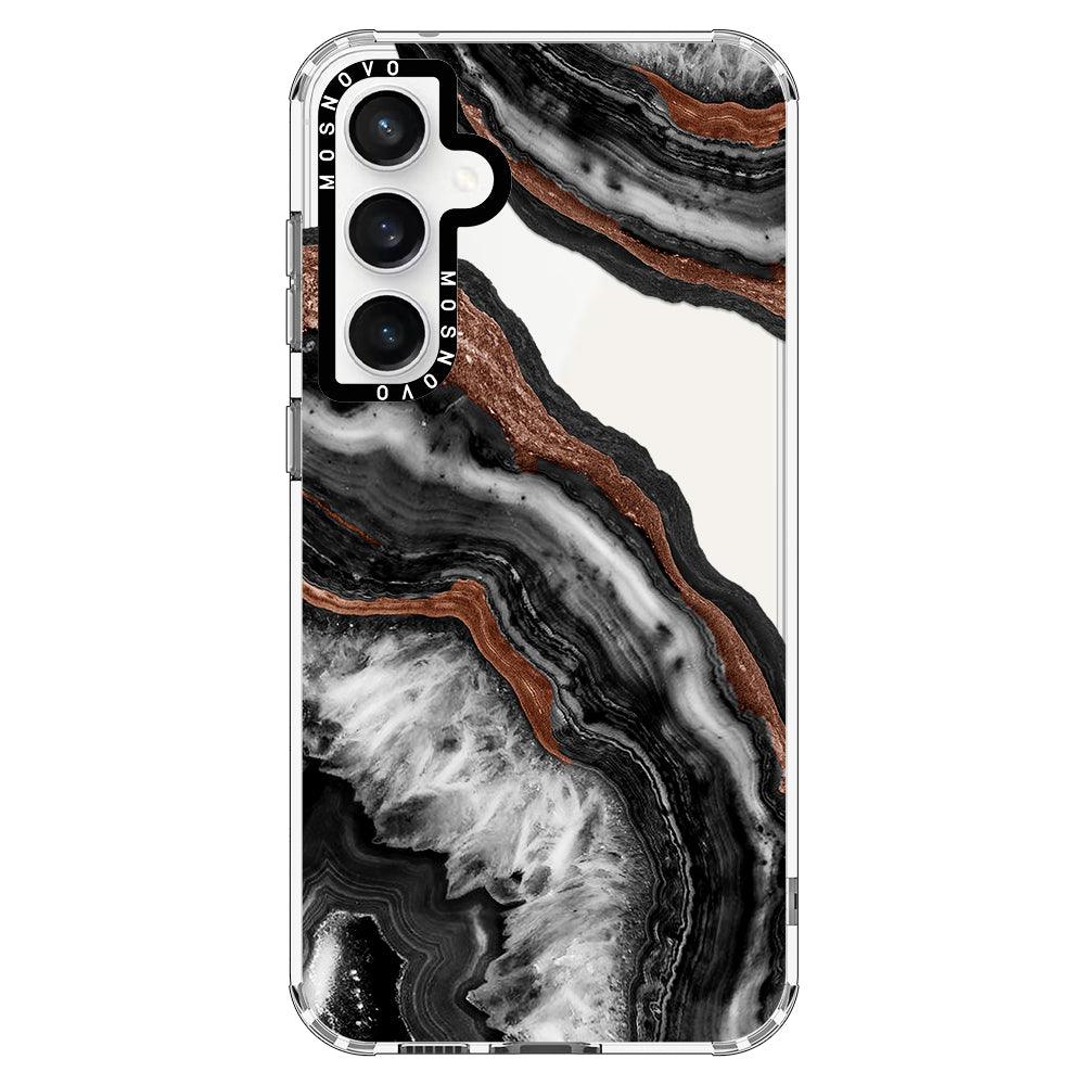 Black Agate Phone Case - Samsung Galaxy S23 FE Case