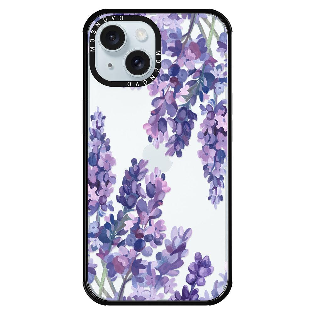 Lavender Phone Case - iPhone 15 Plus Case - MOSNOVO