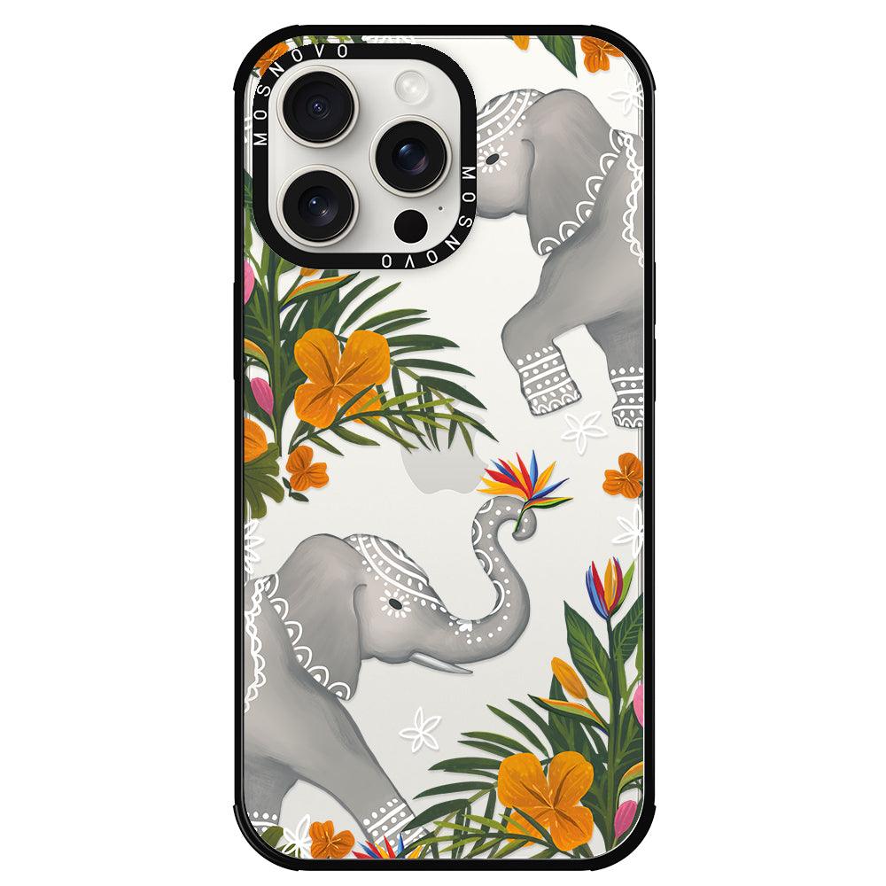 Elephant Phone Case - iPhone 15 Pro Max Case - MOSNOVO