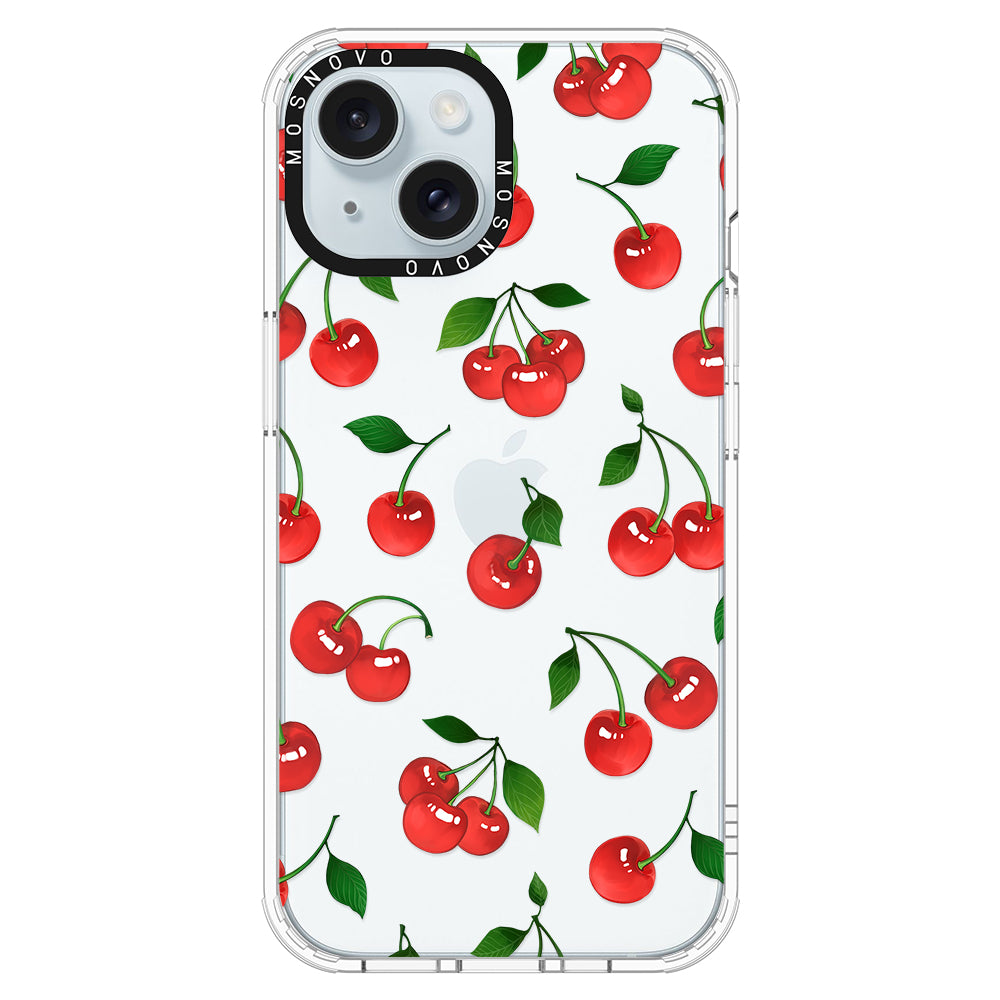 Poppy Cherry Phone Case - iPhone 15 Plus Case - MOSNOVO