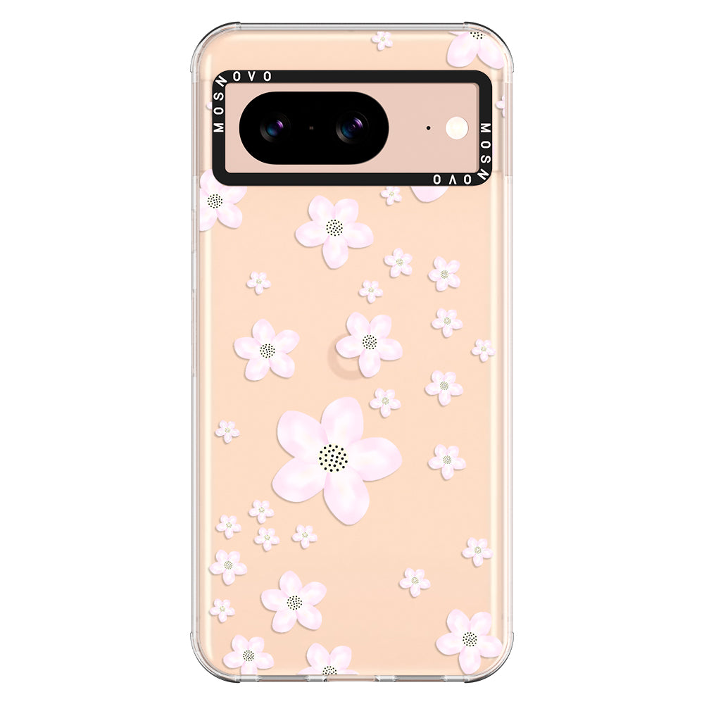 Pink Cherry Blossom Phone Case - Google Pixel 8 Case - MOSNOVO