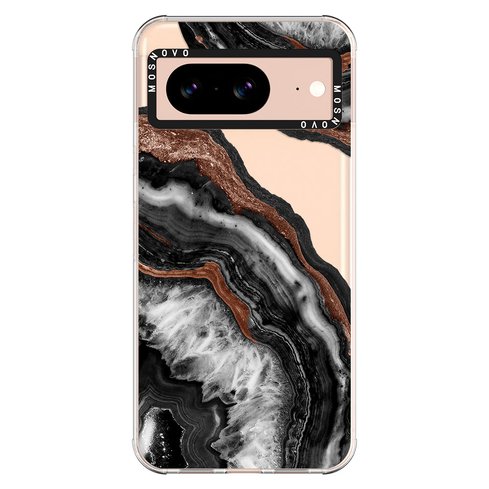 Black Agate Phone Case - Google Pixel 8 Case - MOSNOVO