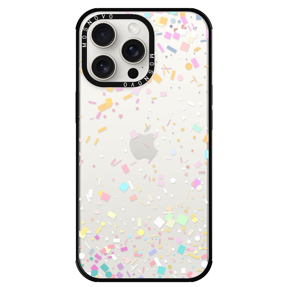 Confetti Phone Case - iPhone 15 Pro Max Case - MOSNOVO