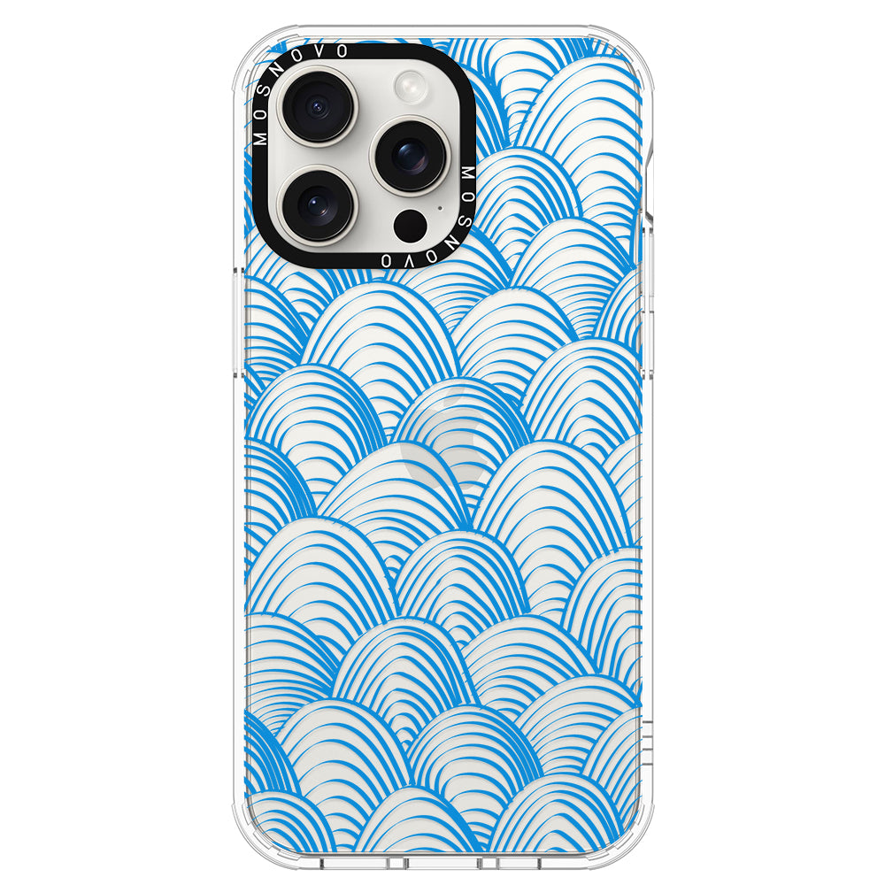 Wavy Wave Phone Case - iPhone 15 Pro Max Case - MOSNOVO