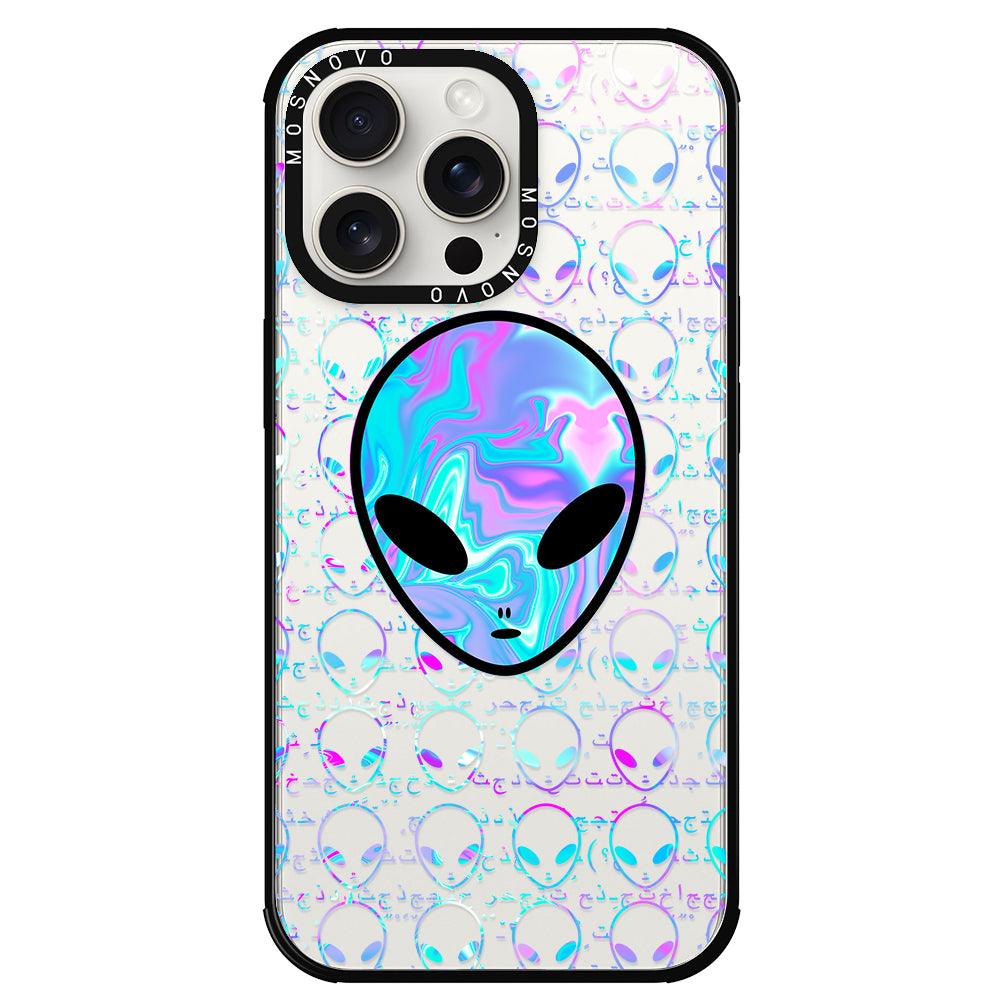 Space Alien Phone Case - iPhone 15 Pro Max Case - MOSNOVO