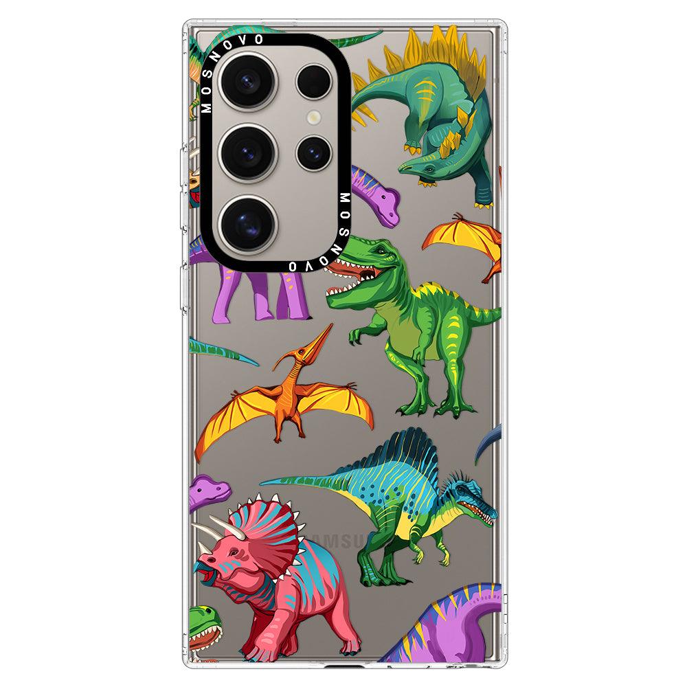 Dinosaur World Phone Case - Samsung Galaxy S24 Ultra Case - MOSNOVO