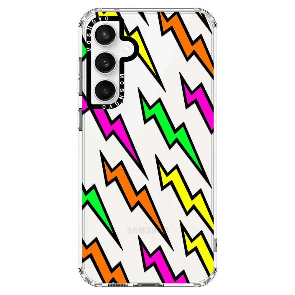 Colorful Lightning Phone Case - Samsung Galaxy S23 FE Case