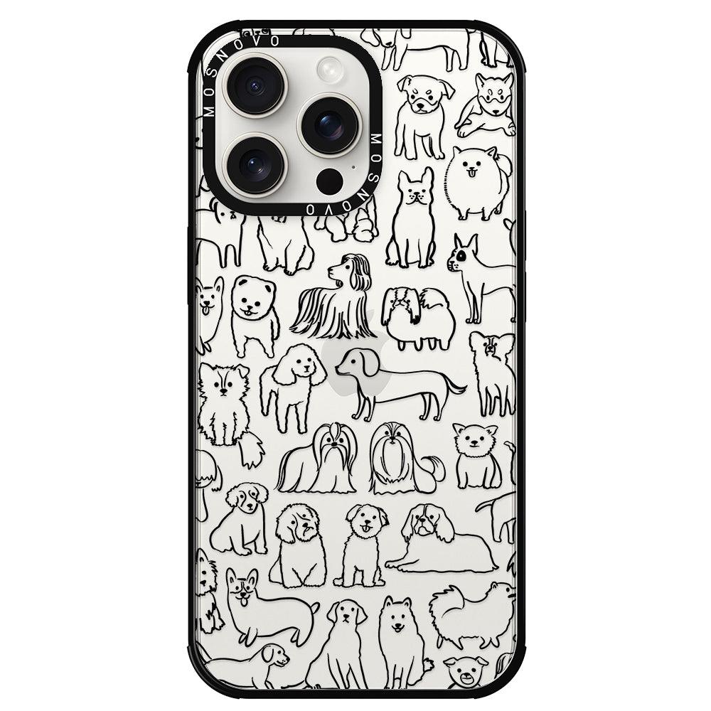 Dogs Phone Case - iPhone 15 Pro Max Case - MOSNOVO