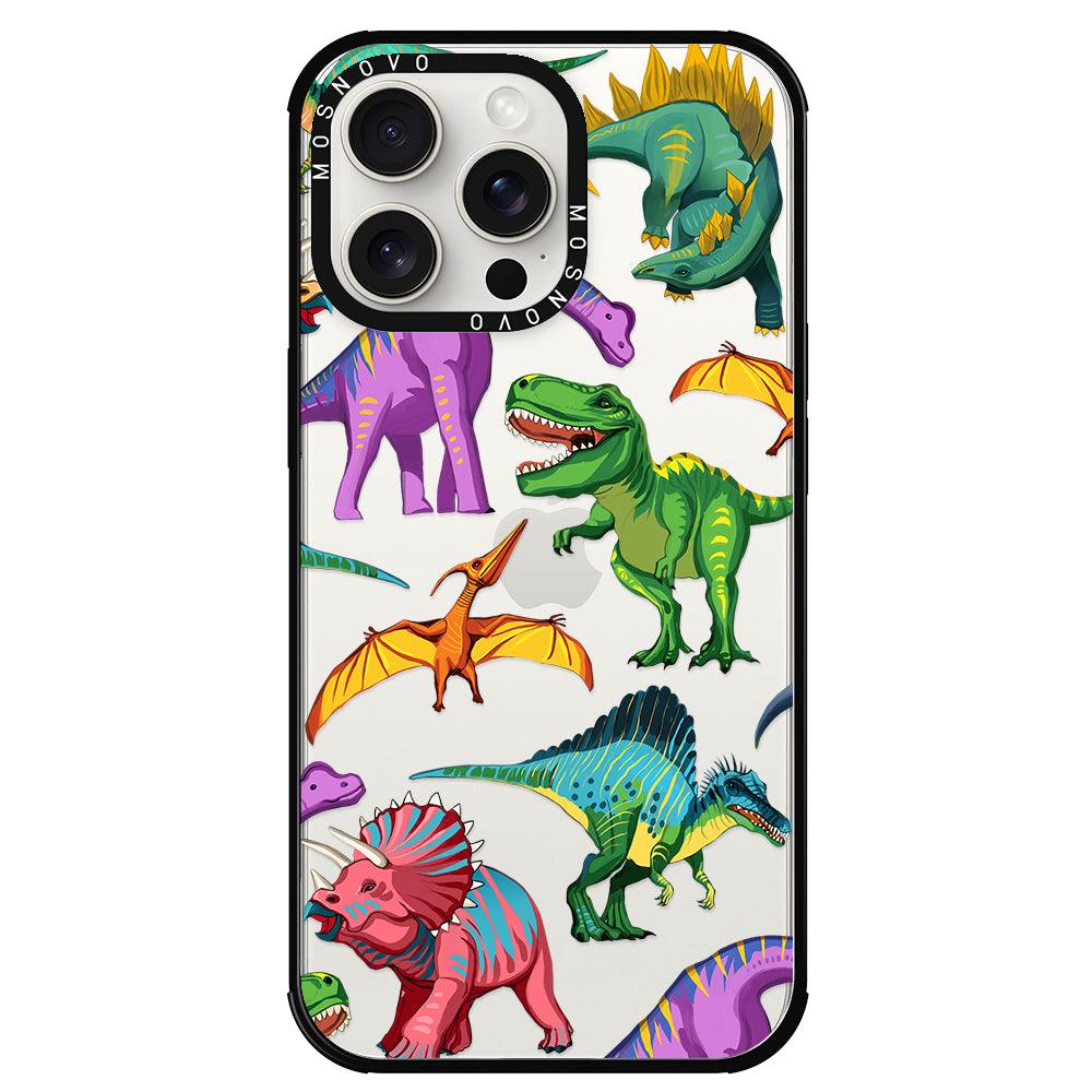 Dinosaur World Phone Case - iPhone 15 Pro Max Case - MOSNOVO