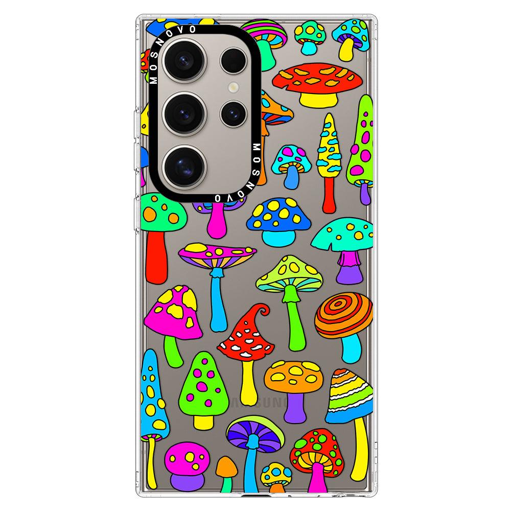 Trippy Wild Mushroom Phone Case - Samsung Galaxy S24 Ultra Case - MOSNOVO