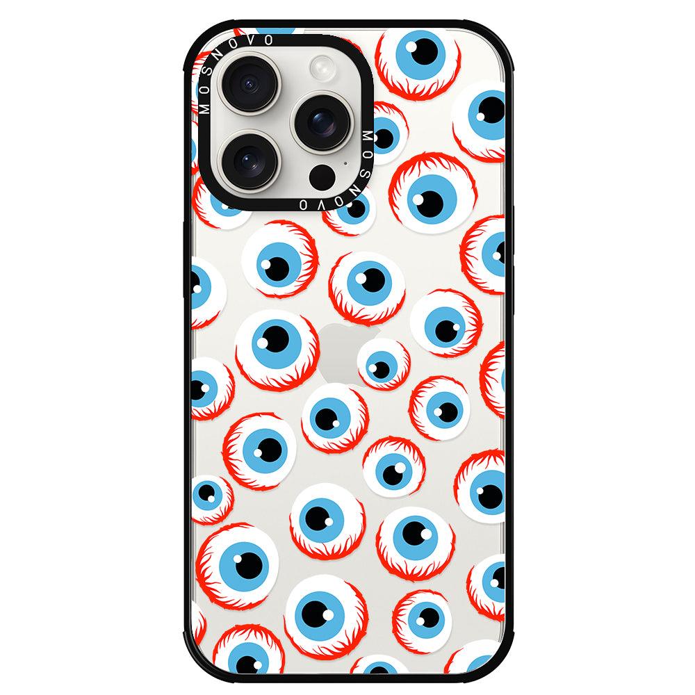 Scary Eyeball Phone Case - iPhone 15 Pro Max Case – MOSNOVO