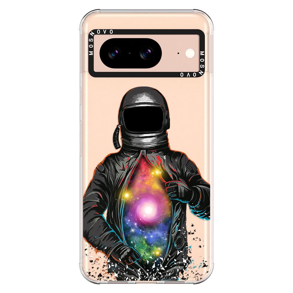 Mystery Astronaut Phone Case - Google Pixel 8 Case - MOSNOVO