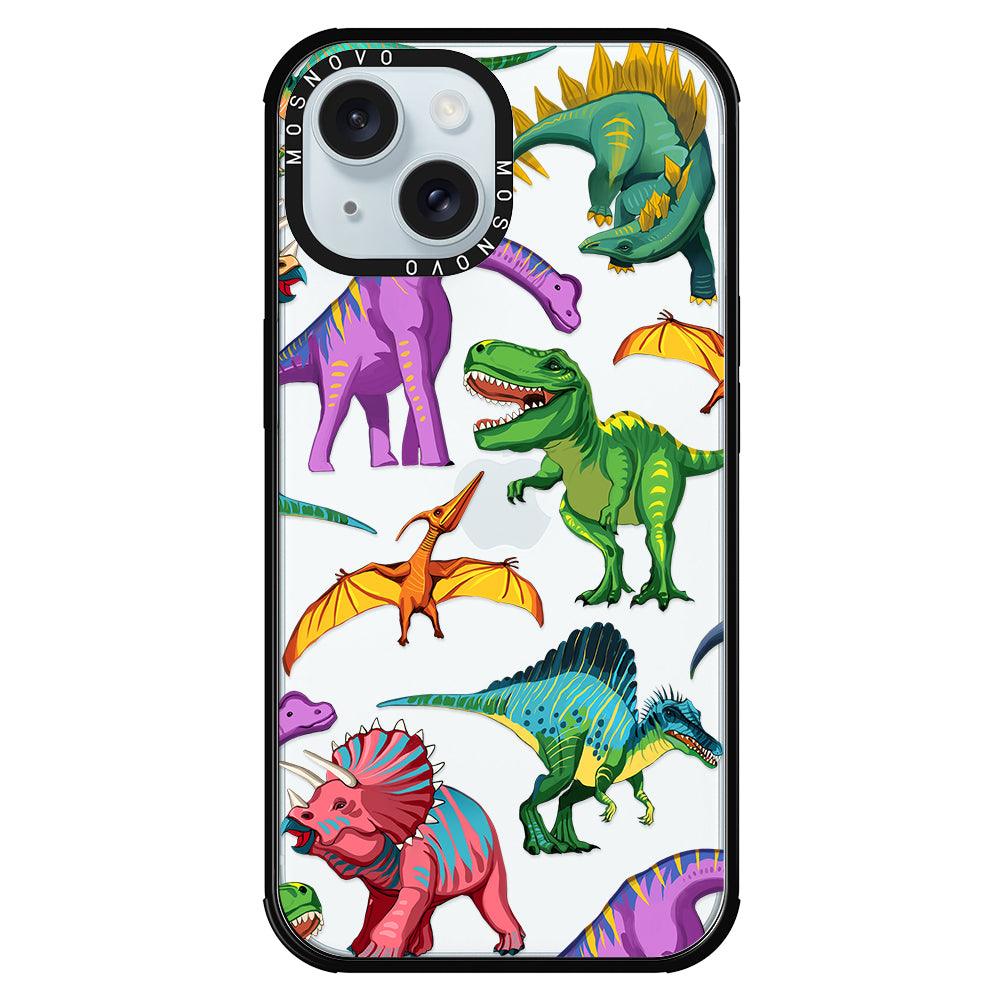 Dinosaur World Phone Case - iPhone 15 Plus Case - MOSNOVO