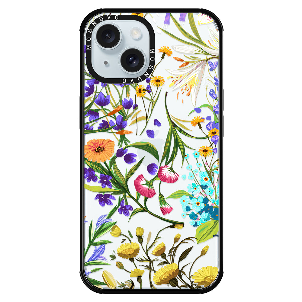 Summer Flower Holidays Phone Case - iPhone 15 Case - MOSNOVO