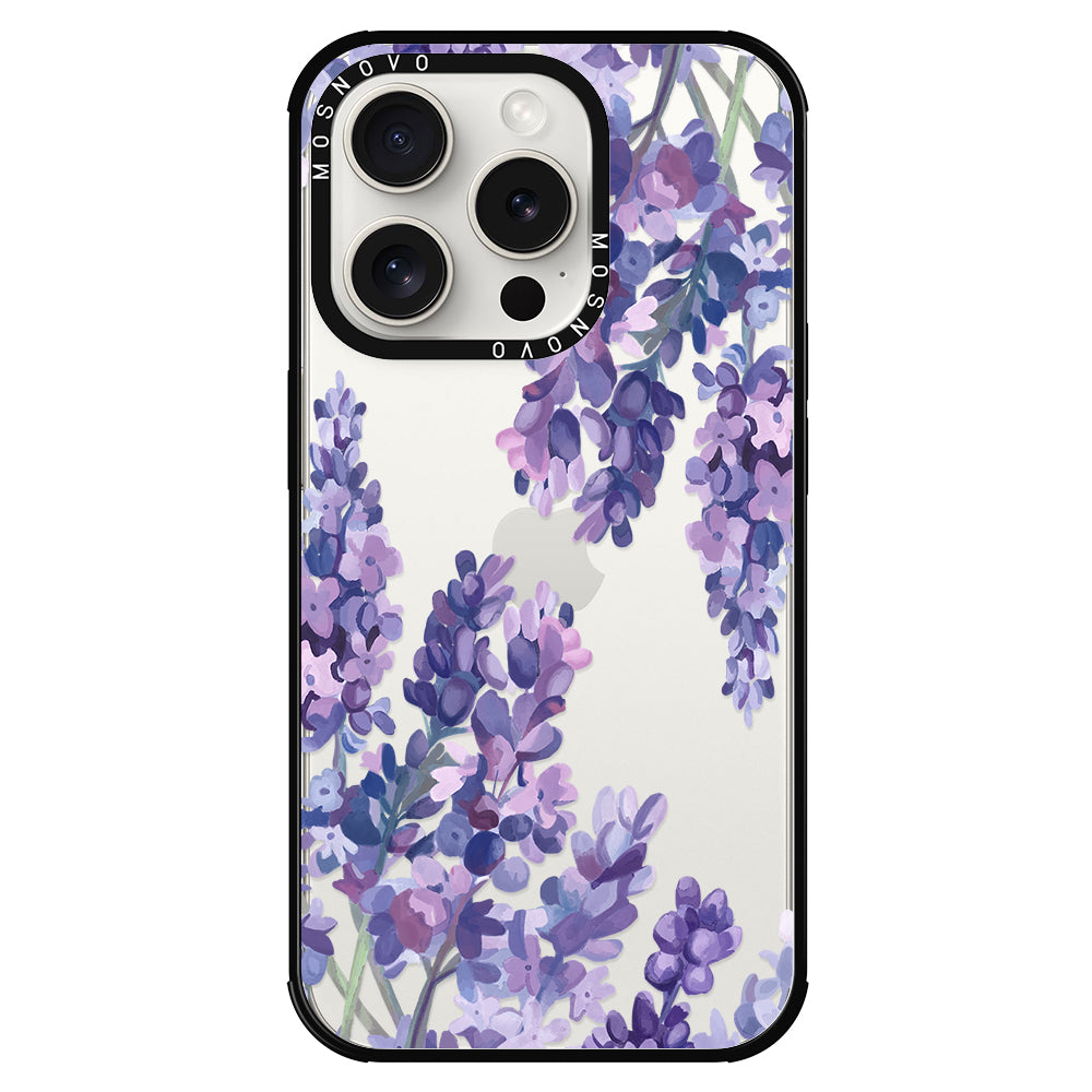 Lavender Phone Case - iPhone 15 Pro Case - MOSNOVO