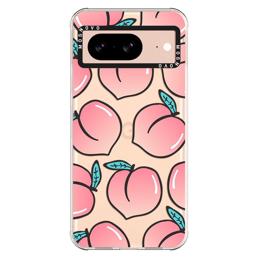 Cute Peach Phone Case - Google Pixel 8 Case - MOSNOVO