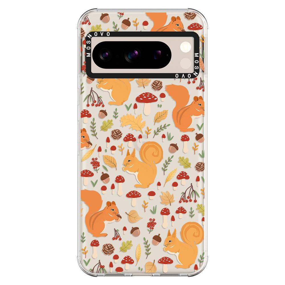 Autumn Squirrel Phone Case - Google Pixel 8 Pro Case - MOSNOVO