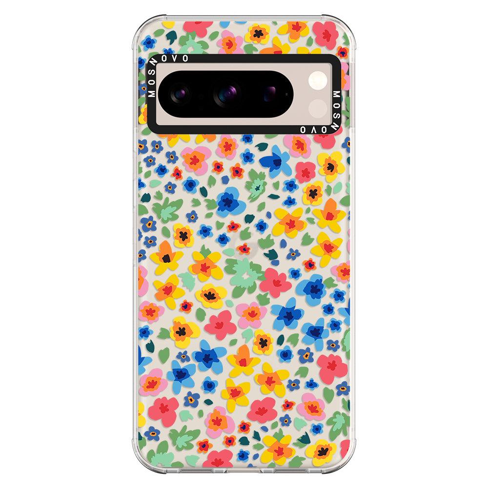 Lovely Floral Flower Phone Case - Google Pixel 8 Pro Case - MOSNOVO