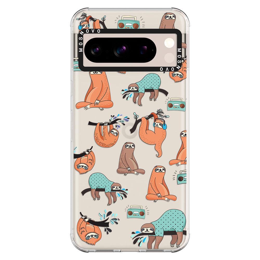 Musical Sloth Phone Case - Google Pixel 8 Pro Case - MOSNOVO