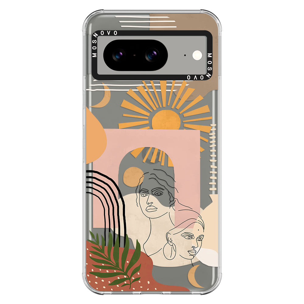 Modern Collage Art Phone Case - Google Pixel 8 Case