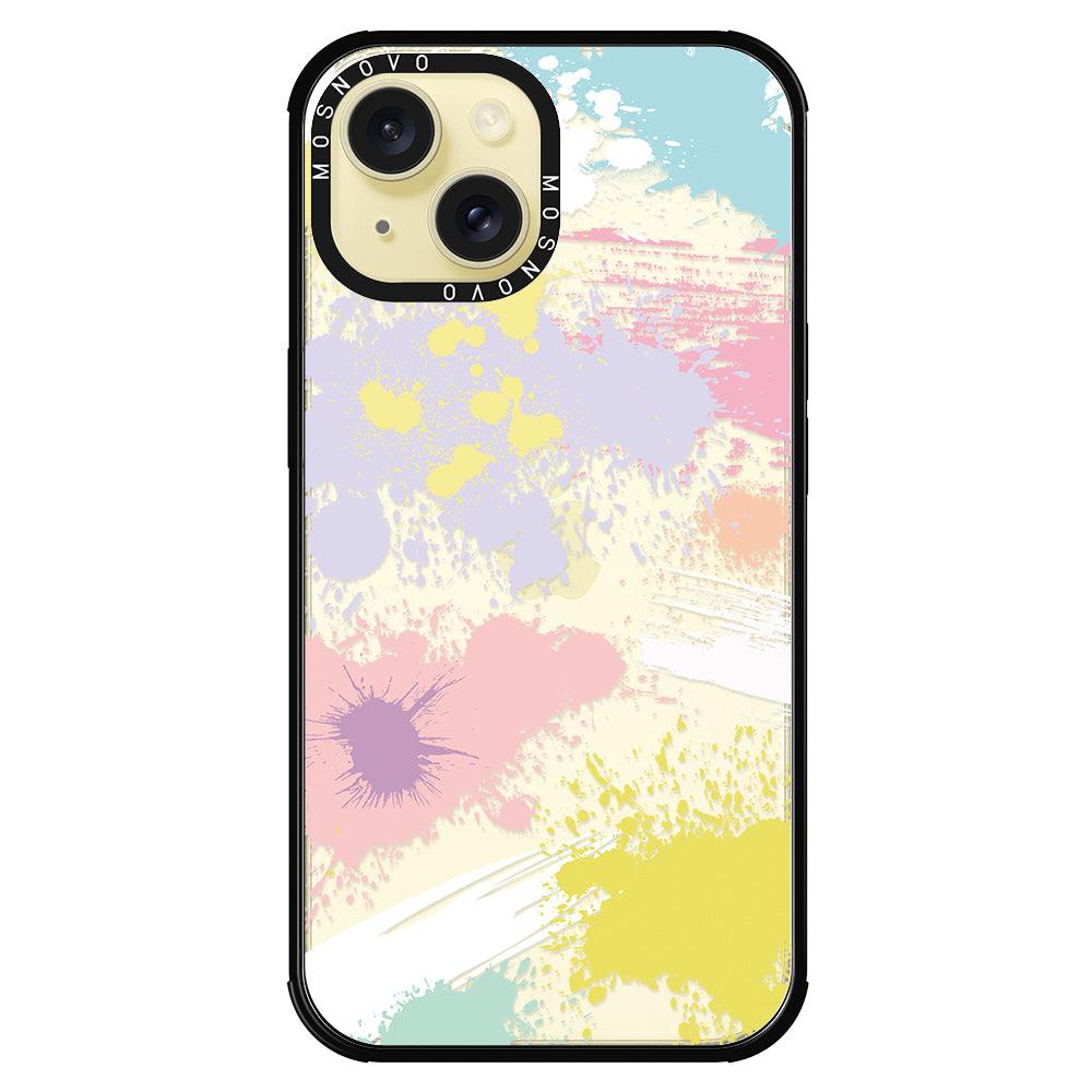 Splash Paint Phone Case - iPhone 15 Case Black