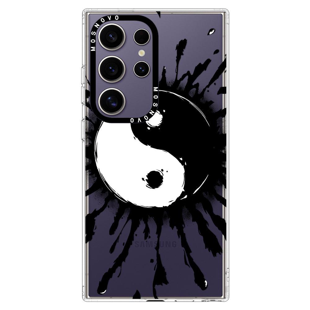 Ying Yang Phone Case - Samsung Galaxy S24 Ultra Case - MOSNOVO