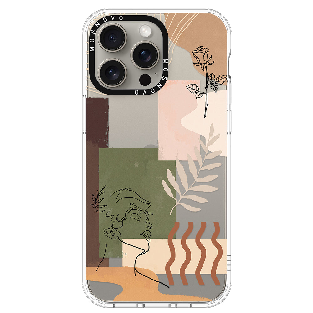 Modern Art Phone Case - iPhone 15 Pro Max Case - MOSNOVO