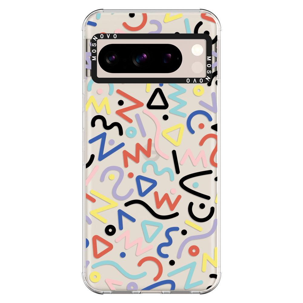 Doodle Art Phone Case - Google Pixel 8 Pro Case - MOSNOVO