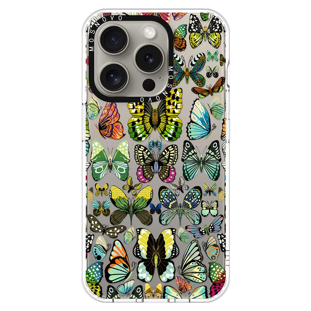 Butterflies Phone Case - iPhone 15 Pro Case - MOSNOVO