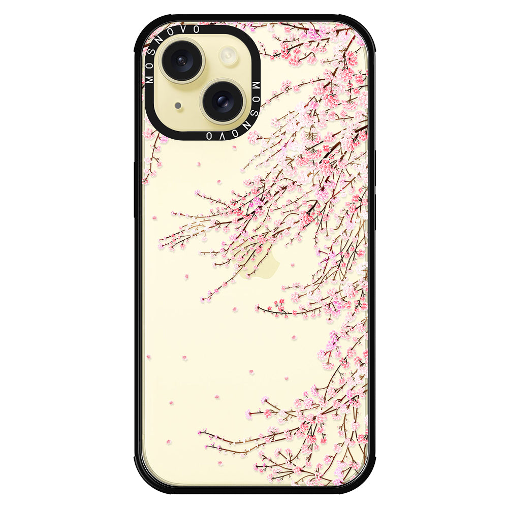 Cherry Blossom Phone Case - iPhone 15 Plus Case - MOSNOVO