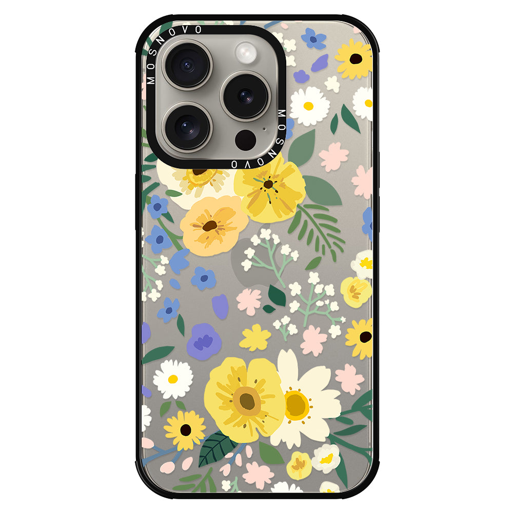 Spring Wild Floral Phone Case - iPhone 15 Pro Case - MOSNOVO