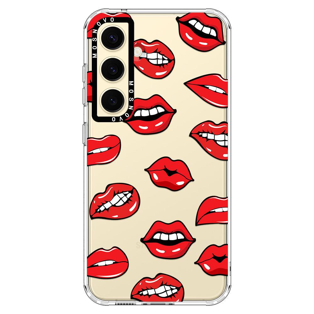 Hot Lips Phone Case - Samsung Galaxy S24 Plus Case - MOSNOVO