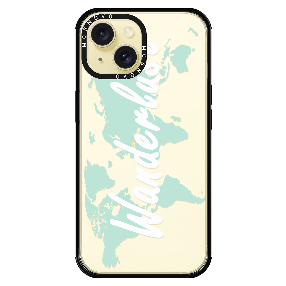 Wanderlust Phone Case - iPhone 15 Case Black