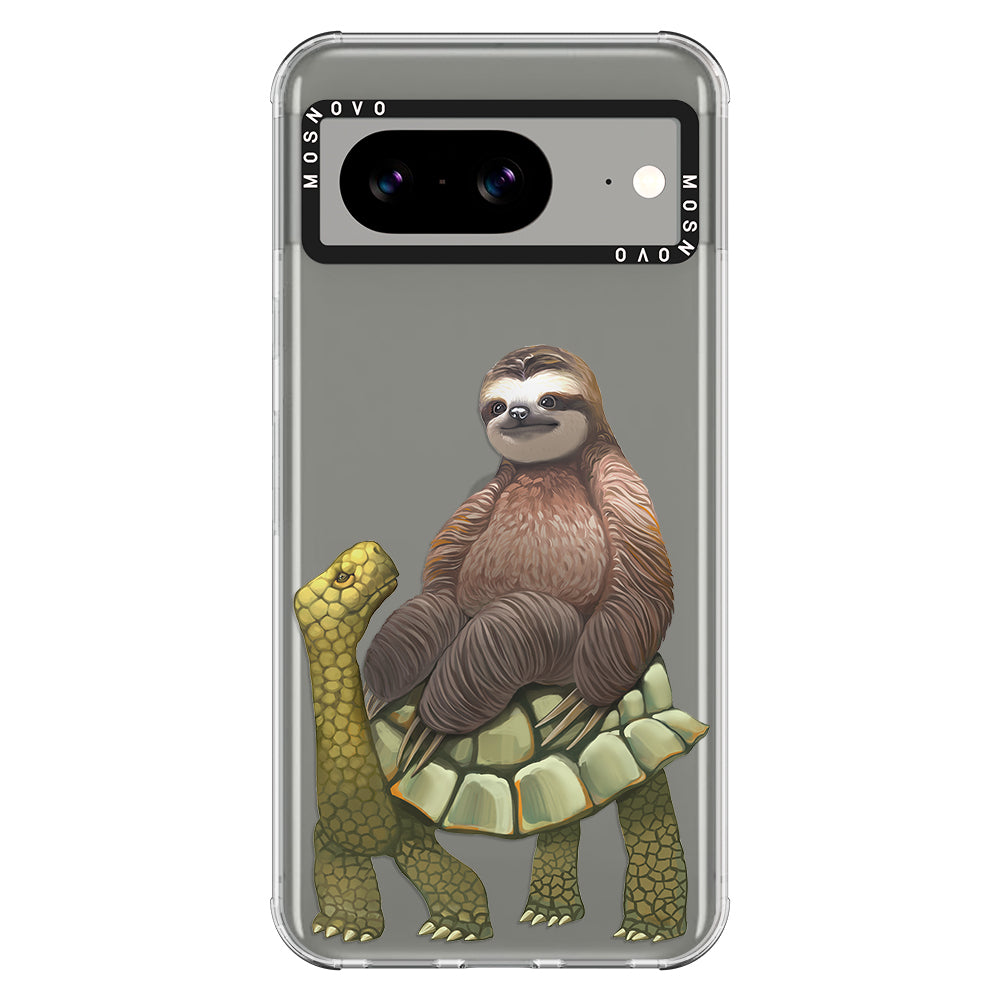 Sloth Turtle Phone Case - Google Pixel 8 Case - MOSNOVO